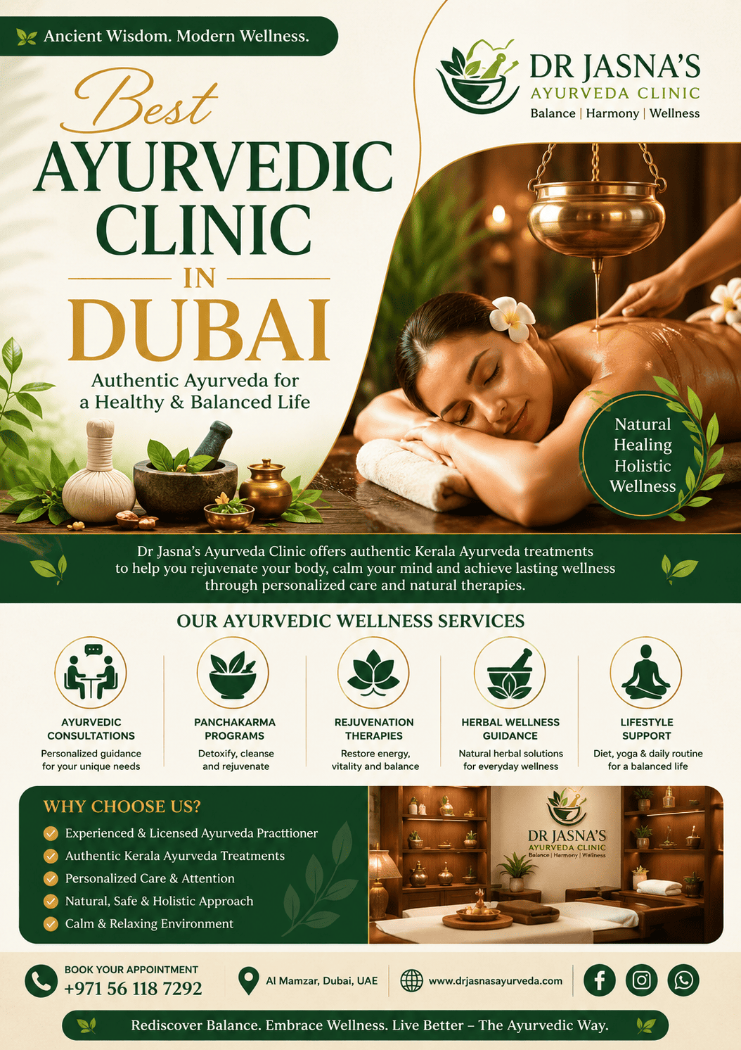 Ayurveda clinic in Dubai