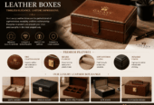 Leather box manufacturer Dubai